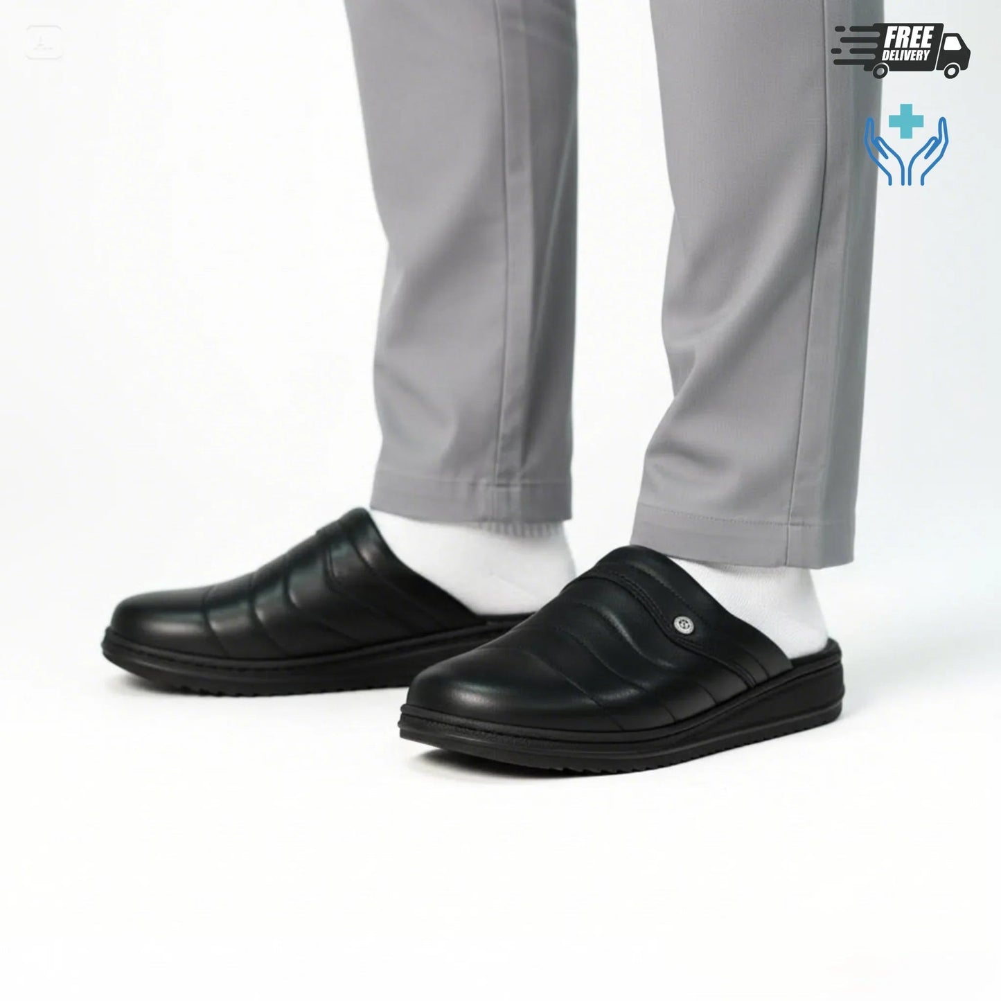 Sabot Médical Homme Cuir (047) - BAJO SHOES