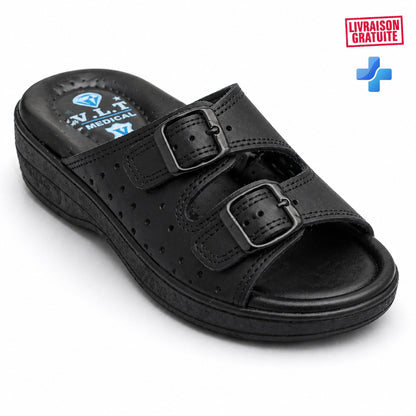 Sandales orthopédiques femme bleu - légères et respirantes