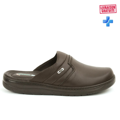 Sabot Médical Homme en Cuir Véritable – Confort Premium (017) - BAJO SHOES