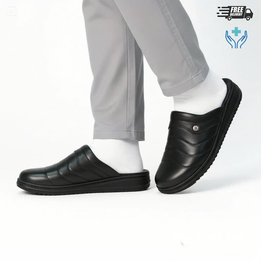 Sabot Médical Homme Cuir (047) - BAJO SHOES