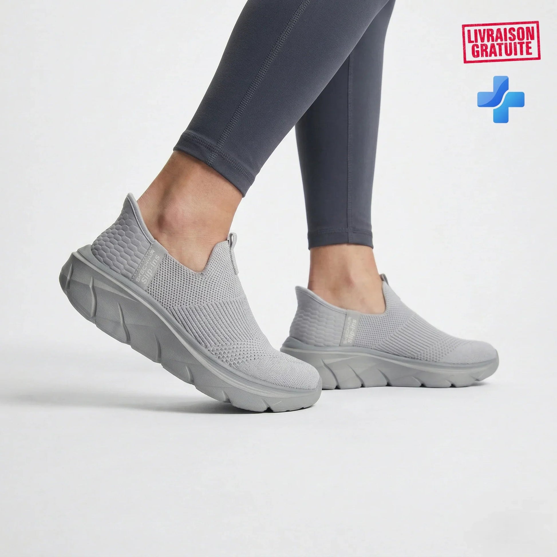 Baskets médicales femme slip - in : Confort absolu et marche sans douleur - BAJO SHOES