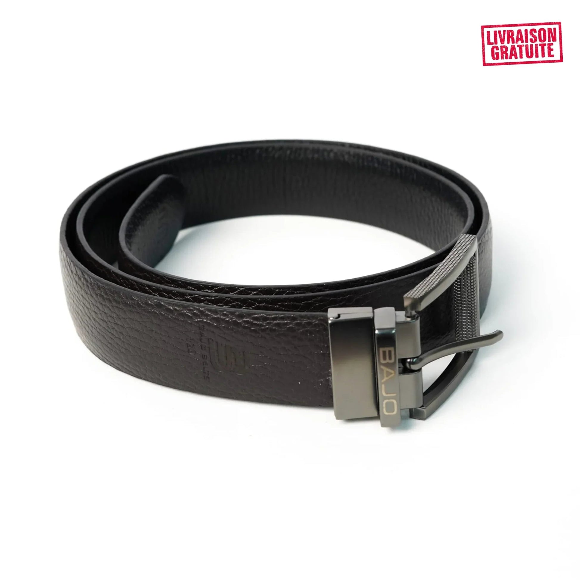 Ceinture Homme Réversible Cuir Véritable – Double Face Noir & Marron - BAJO SHOES