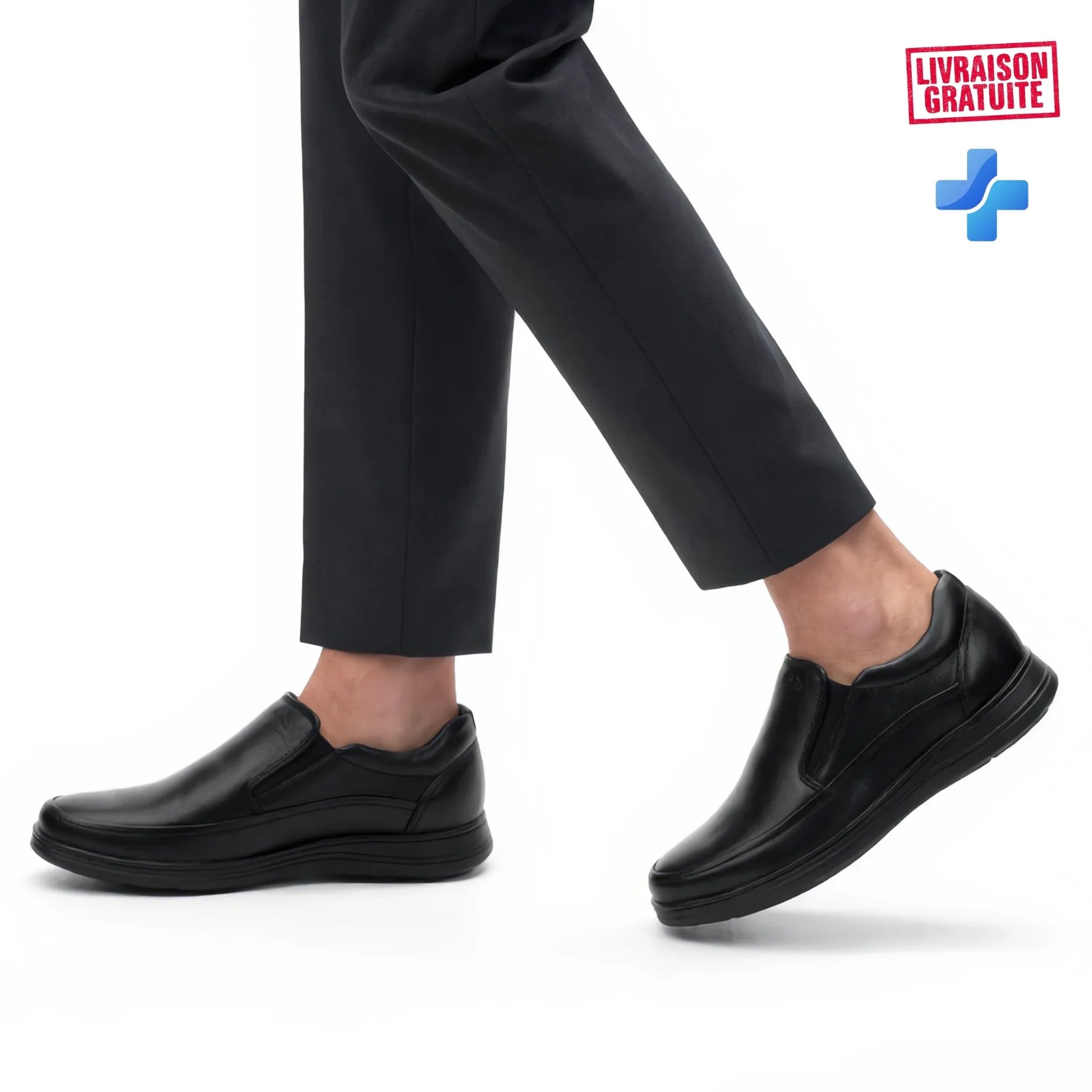 Chaussures de ville confortables : cuir premium et semelle médicale - BAJO SHOES