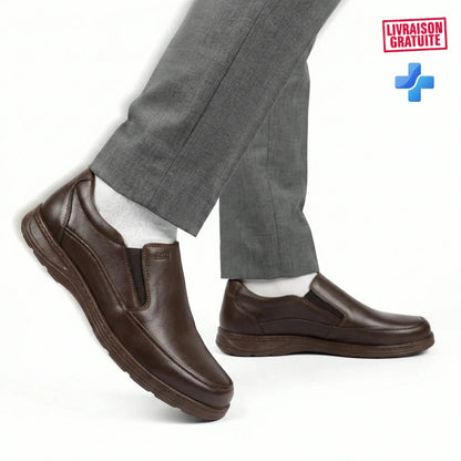 Chaussures de ville confortables : cuir premium et semelle médicale - BAJO SHOES