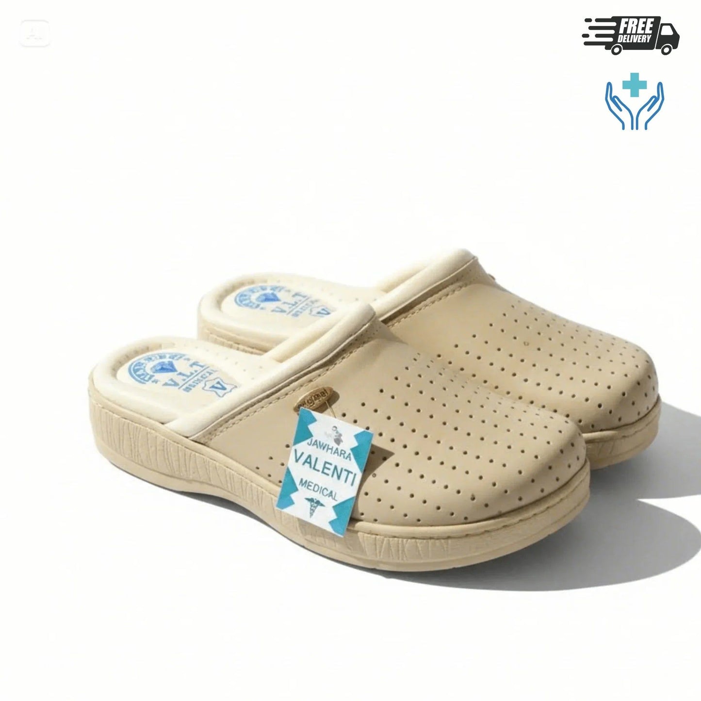 Sabot médical femme cuir - Vue 1 - BAJO SHOES 092