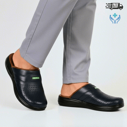 Sabot Médical Homme Cuir (015) - BAJO SHOES