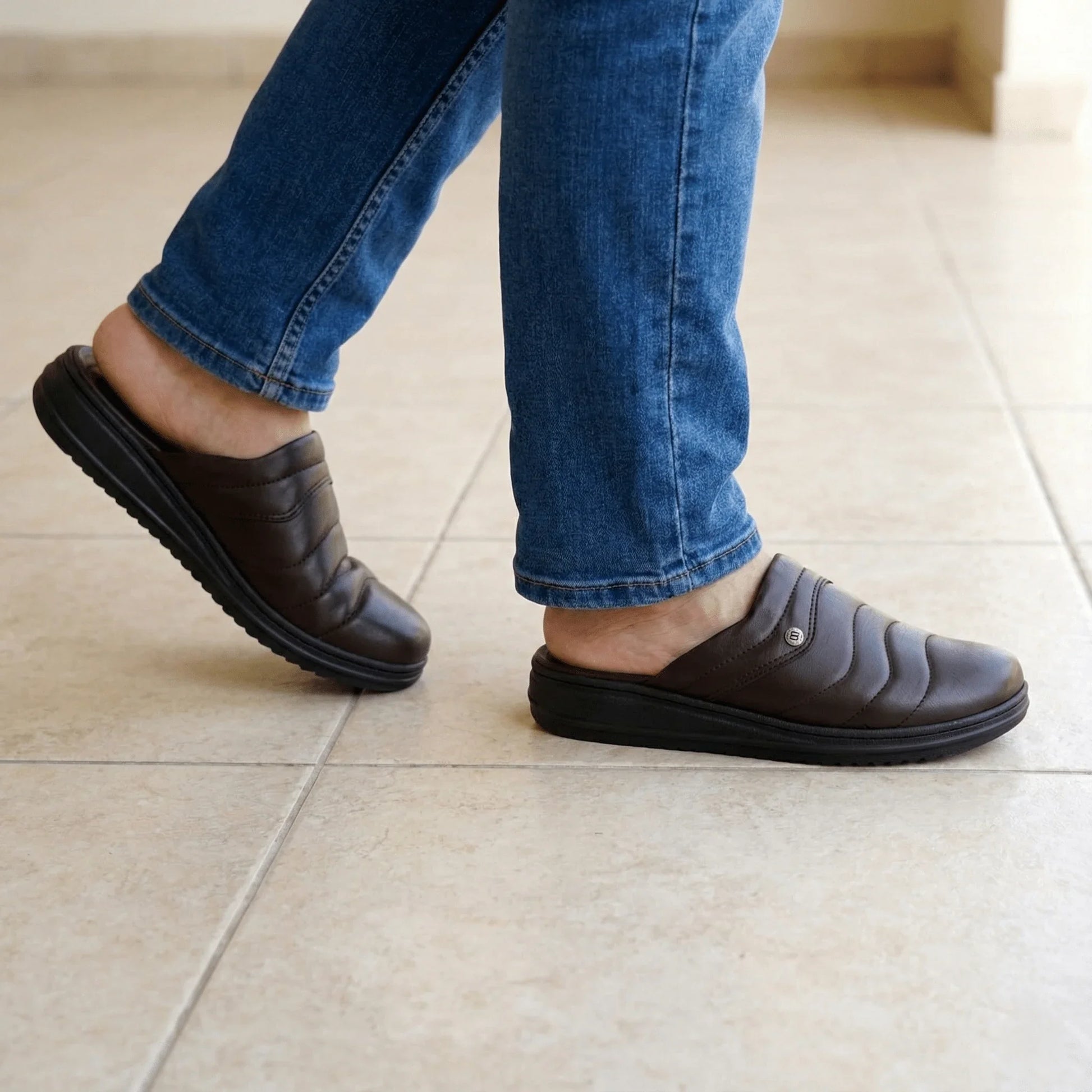 Sabot Médical Homme Cuir (047) - BAJO SHOES